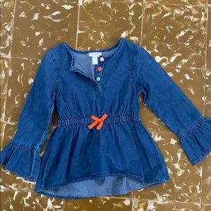 Cat & Jack Long Sleeve denim shirt